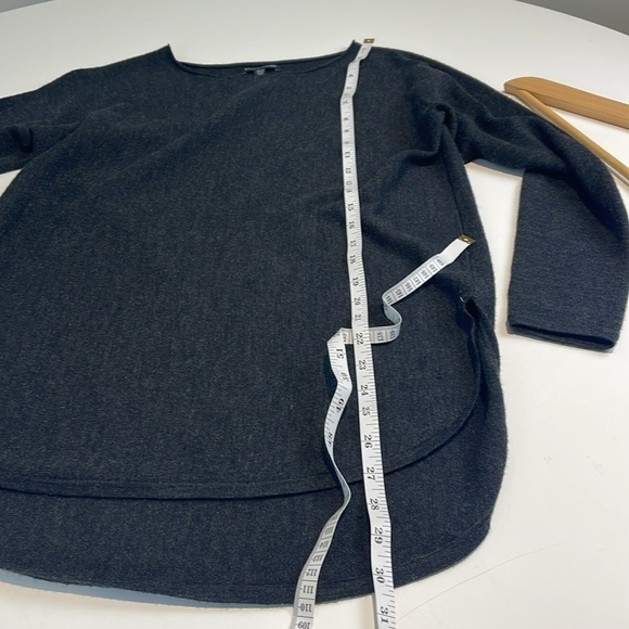 Eileen Fisher Wool Sweater Dark Grey Size Extra Small - Picture 7 of 7